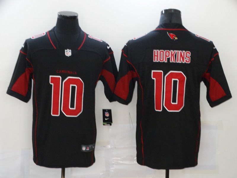 Men's Arizona Cardinals #10 DeAndre Hopkins Black 2020 Color Rush Limited Stitched Jersey